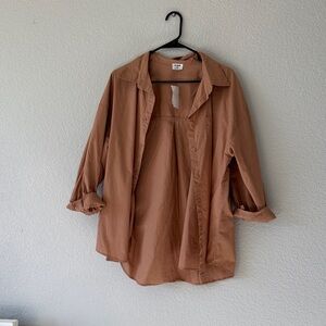 Cotton On Mauve Button-Up Shirt